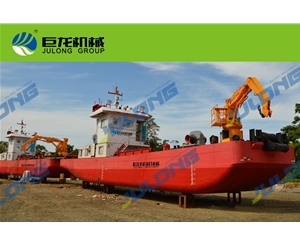 巨龍液壓吊車多功能工作船